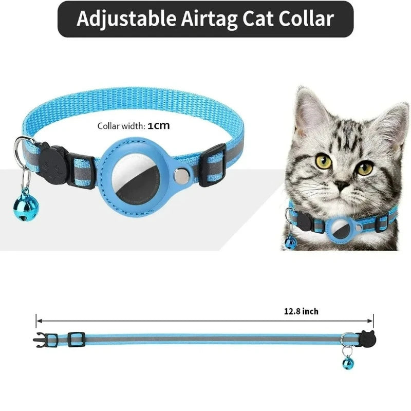 Wasserdichter Airtag Halsband + GPS Tracker für deine Katze!