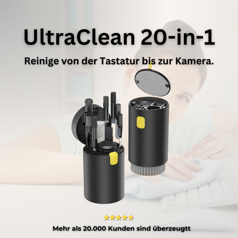 UltraClean 20-in-1 - Perfekte Sauberkeit auf Knopfdruck!