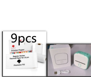 Mini Bluetooth Thermodrucker – Tragbarer Etiketten- & Fotodrucker für Zuhause & Büro