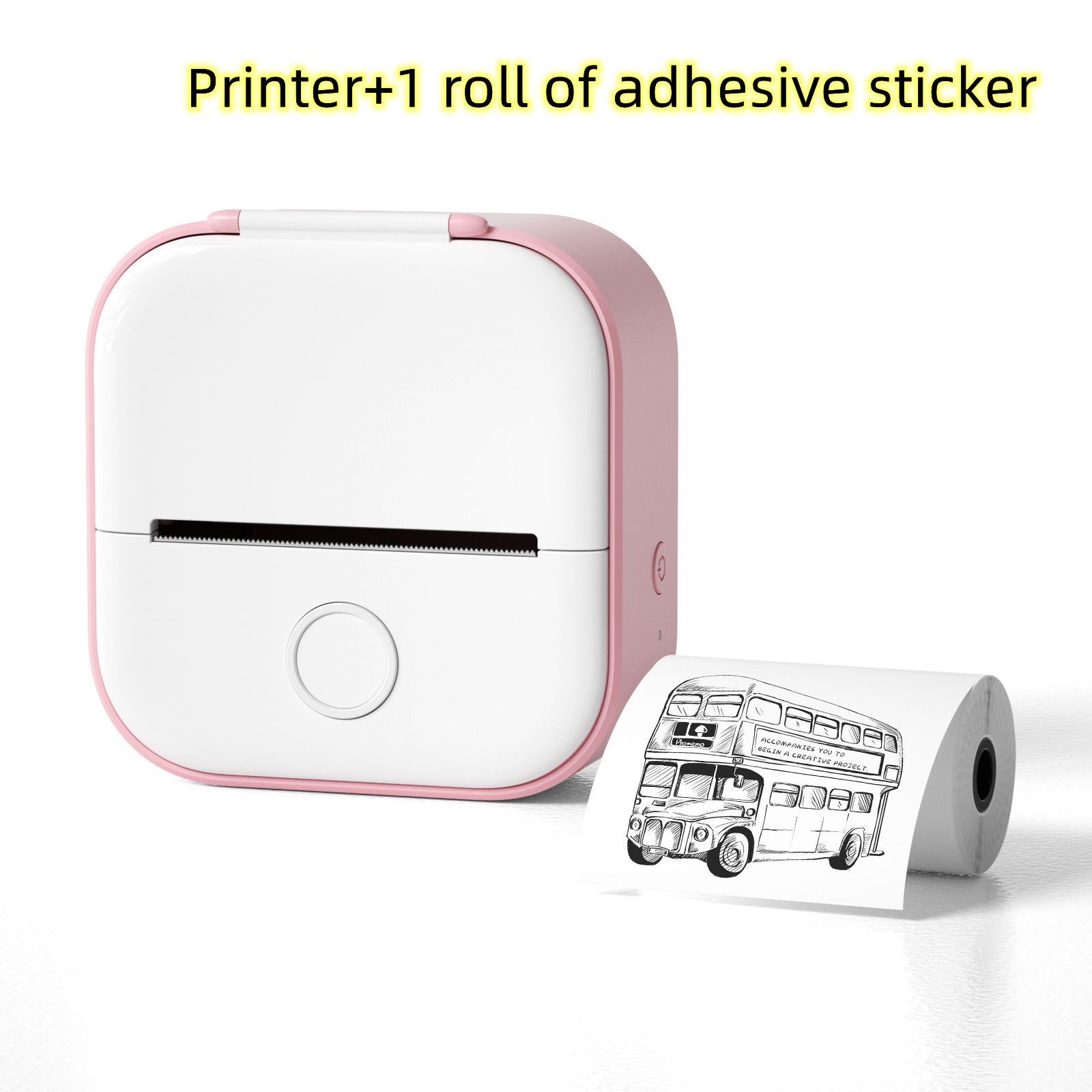 Tragbarer Mini-Thermo-Etiketten drucker Heimfoto drucker Student Falsche Frage Drucker Bluetooth Mini-Label Drucker Preis schild