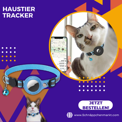Wasserdichter Airtag Halsband + GPS Tracker für deine Katze!
