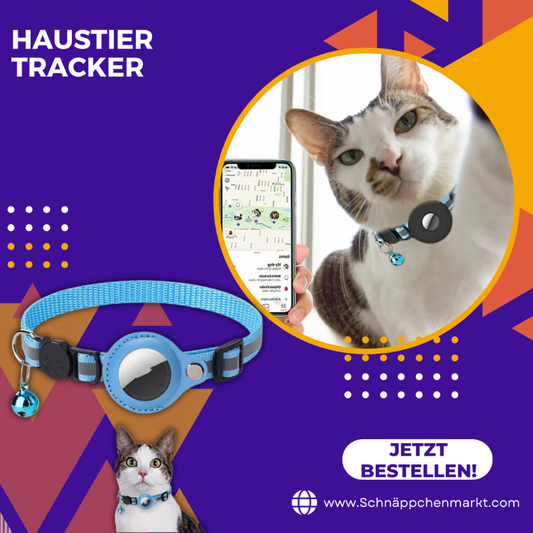 Wasserdichter Airtag Halsband + GPS Tracker für deine Katze!