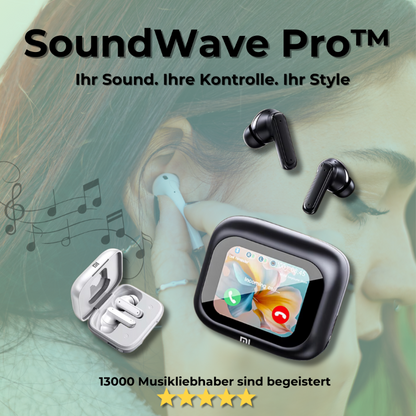 SoundWave Pro™-Kopfhörer mit Touchscreen-Case