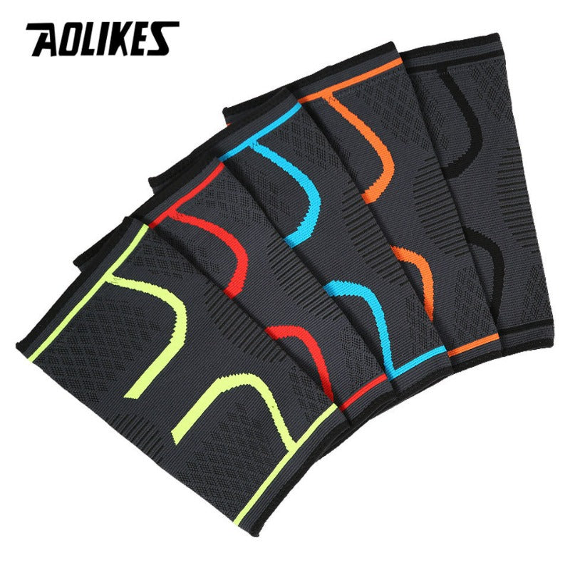 Fitness compression knee pad